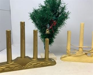 Light up mini Christmas tree and 2 sets of