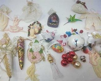 Old World Christmas and other Assorted Ornaments