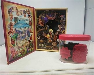 Carved Out Music Box Book and Cookie Cutters