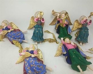 Set of 6 Angel Ornaments