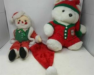 Santa doll with removable jacket