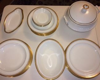 Limoges china - there is a service for 12 + serving pieces
