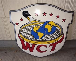 vintage advertising for World Championship Tennis from the 70's