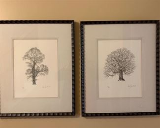 20. Pair of Lithograph by Peter Goodhall 294/550 295/750 (19" x 23")