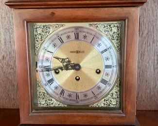 62. Howard Miller Mantel Clock (10" x 6" x 14")