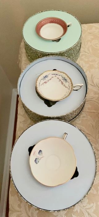 3 Wedgewood Cup & Saucer Sets