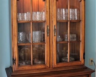 Lighted Hutch W/ Detachable Top