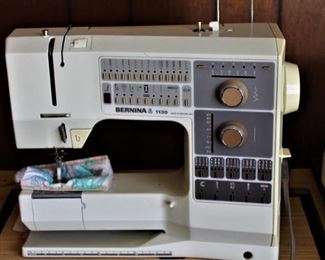 Bernina Sewing Machine and Cabinet