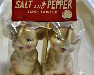 Vintage Salt and Pepper Shakers ( never opened)