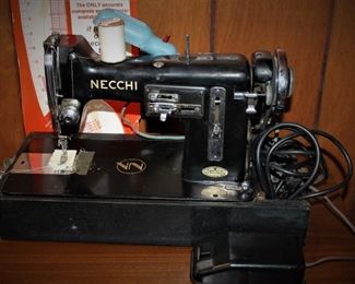 Vintage Necchi Sewing Machine