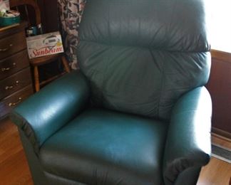 Nice Leather Recliner by Broyhill