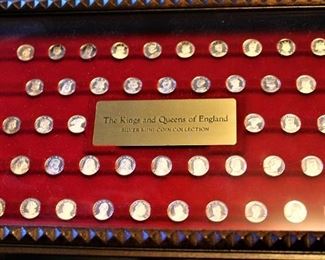 King and Queens of England Mini-Coin Collection (Silver)