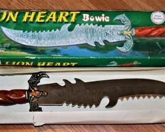 A Large Bowie Knife Collection