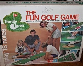 Nothing says family fun 70's style like a fun golf game