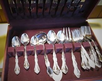 Silver Plate Flatware Set