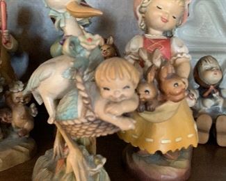 Collection of Anri made in Italy figures.