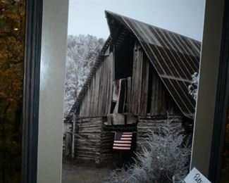 Patriotic Barn by Hot Springs Artist, Taylor Bellett