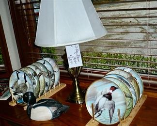 Duck Plates and a very nice lamp