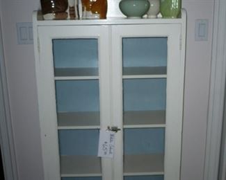 Vintage White Storage Cabinet