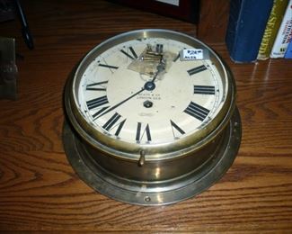Vintage Ship Clock (We do not have the key to wind it)
