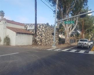 If you are coming from Ventura and heading north, pass 8541 N. Ventura Ave. on your left and make a left at the next cross street, which will be Ranch Road.  After you turn left at this corner you will be heading west.  The entrance to the sale is through a driveway whose location corresponds to 42 Ranch Road, although there is no such number displayed by the driveway.