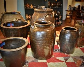 All early Catawba Valley pottery. Unsigned.