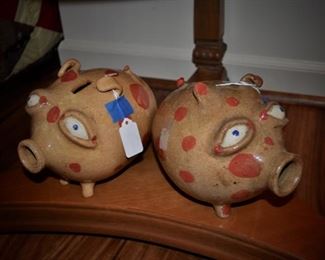 And two of Dwayne's piggy banks.