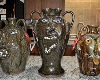 Two of Charlie's on the left. Steve Abee's, equally as expressive, on the right.