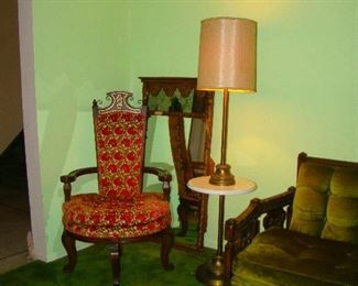 Throne chair (one of pair)