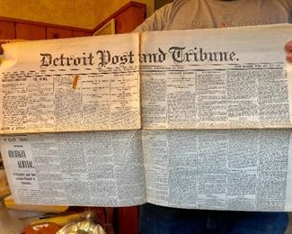Detroit newspaper 1880