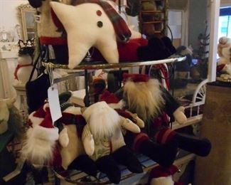 Musical Santa Pillow including Woof & Poof