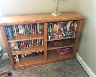Bookcase with impressive collection of Disney.