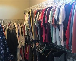 lots of clothing