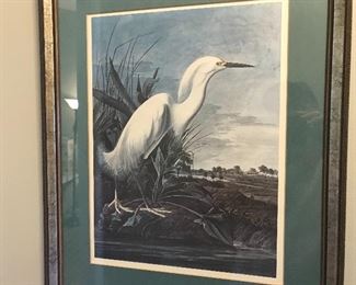 framed heron