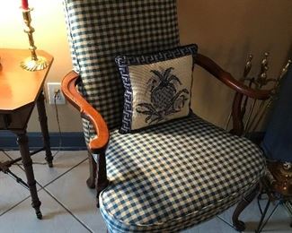 Upholstered / Wood Chair $ 74.00