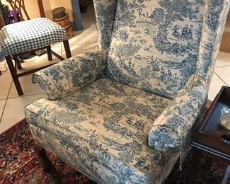 Upholstered Wingback Chair $ 68.00