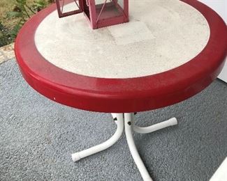 Vintage Metal Table $ 58.00