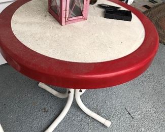 Vintage Metal Table $ 58.00