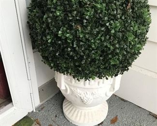 Concrete Topiary (plastic plant) $ 42.00