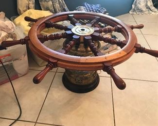 Ship Wheel Decor on Ship Light $ 188.00