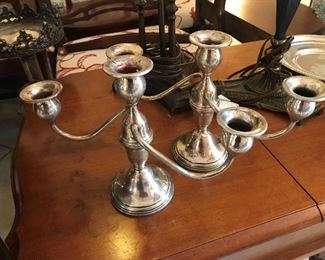 Sterling Weighted Candlestick Set $ 84.00