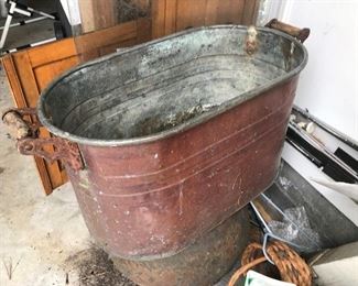Vintage Copper Tub $ 64.00