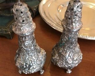 Sterling  Salt / Pepper Shakers $ 50.00