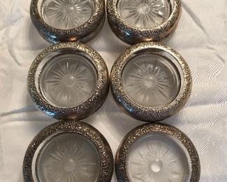 M Whiting Sterling Coaster Set - We also have a set of Wallace Grand Baroque - you will need to request to view! 