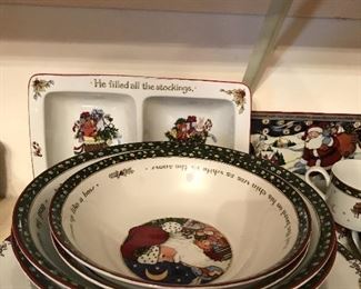 Huge set of Christmas dishes 