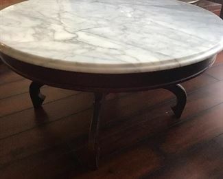 Made in Italy one of many Antique Marble top tables will ad size 