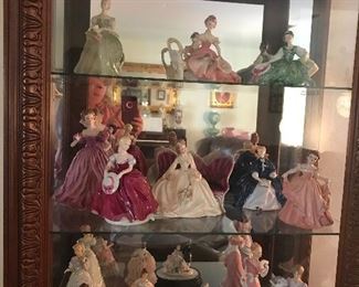 Lady of the house was collector of many things including dolls and figurines 