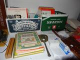 several music books.
