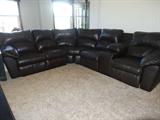 Gorgeous leather sectional. Only one year old! Excellent condition.