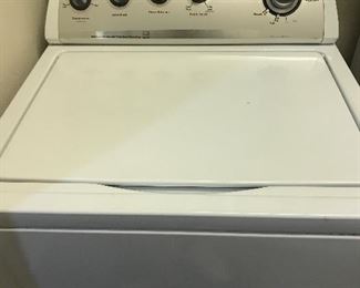 Very lightly used matched washer and dryer by Whirlpool. 